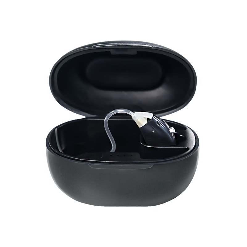 BRITZGO Hearing Aids for Seniors with Hearing Loss, Rechargeable Lightweight RIC Hearing Amplifiers with Noise Cancelling & Clear Sound, 16-Channel Digital DSP, 7 Level Volume, Easy to Use.