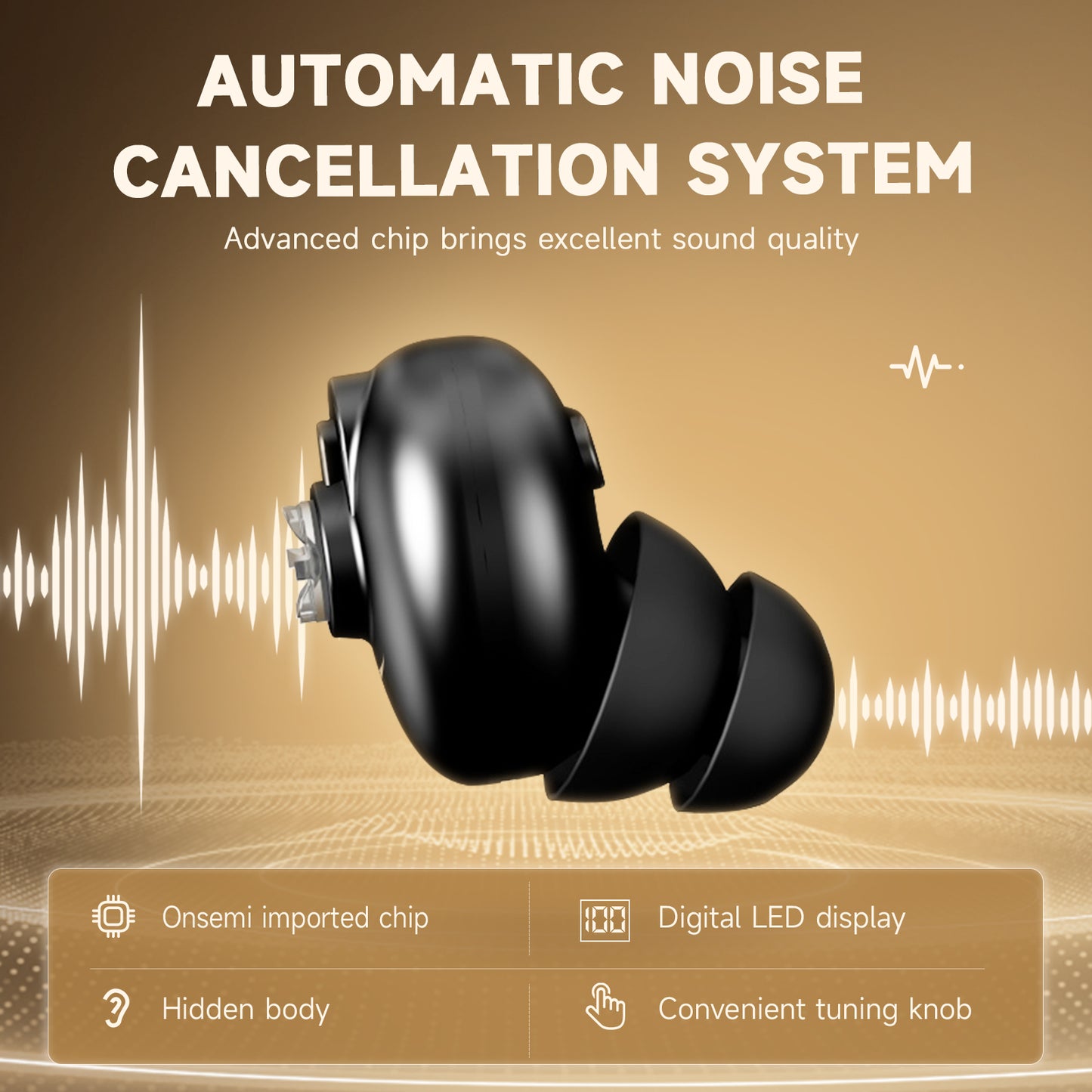 BRITZGO VHP1621 ，Smart Noise Cancellation, and Strong Battery Life，16-Channel Pure Sound