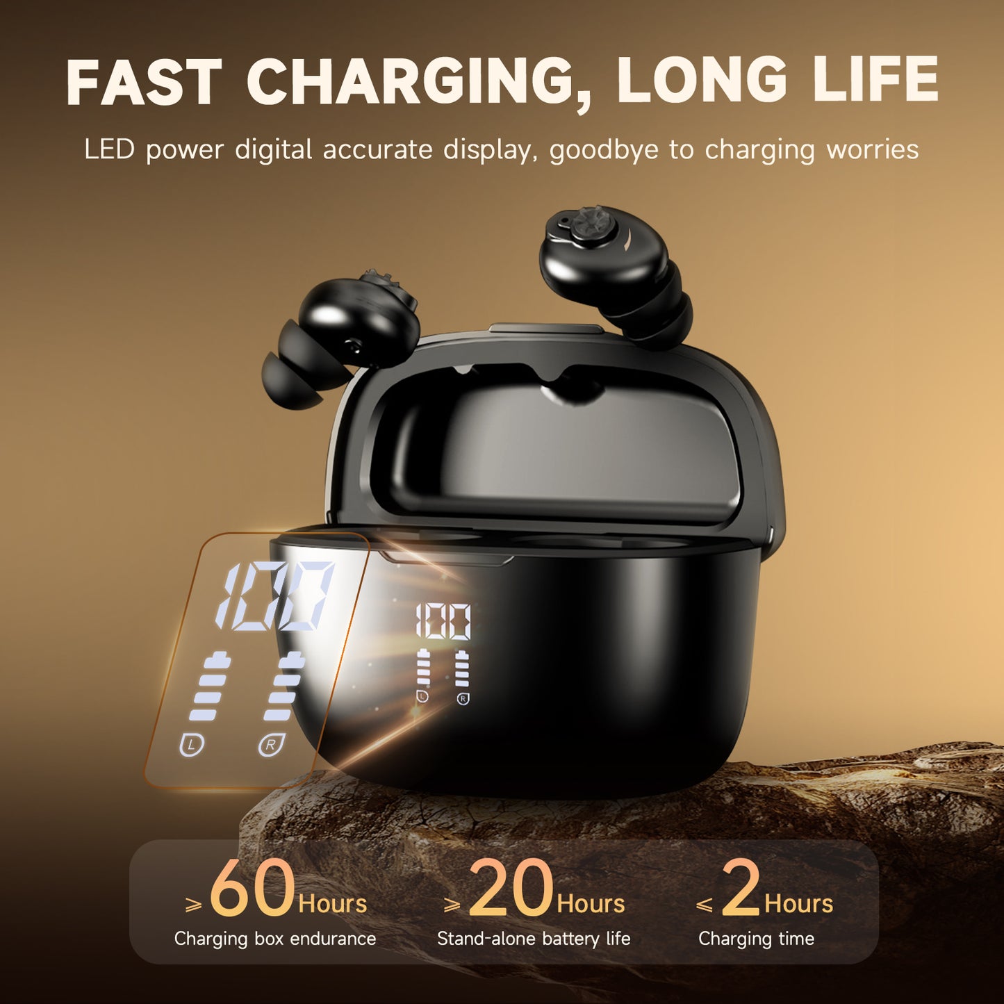 BRITZGO VHP1621 ，Smart Noise Cancellation, and Strong Battery Life，16-Channel Pure Sound