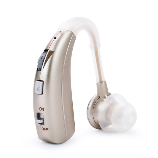 BRITZGO VHP1301 Behind-the-Ear Hearing Aid – Regain Clear Hearing, Smart Noise Cancellation, Enhance Life Quality