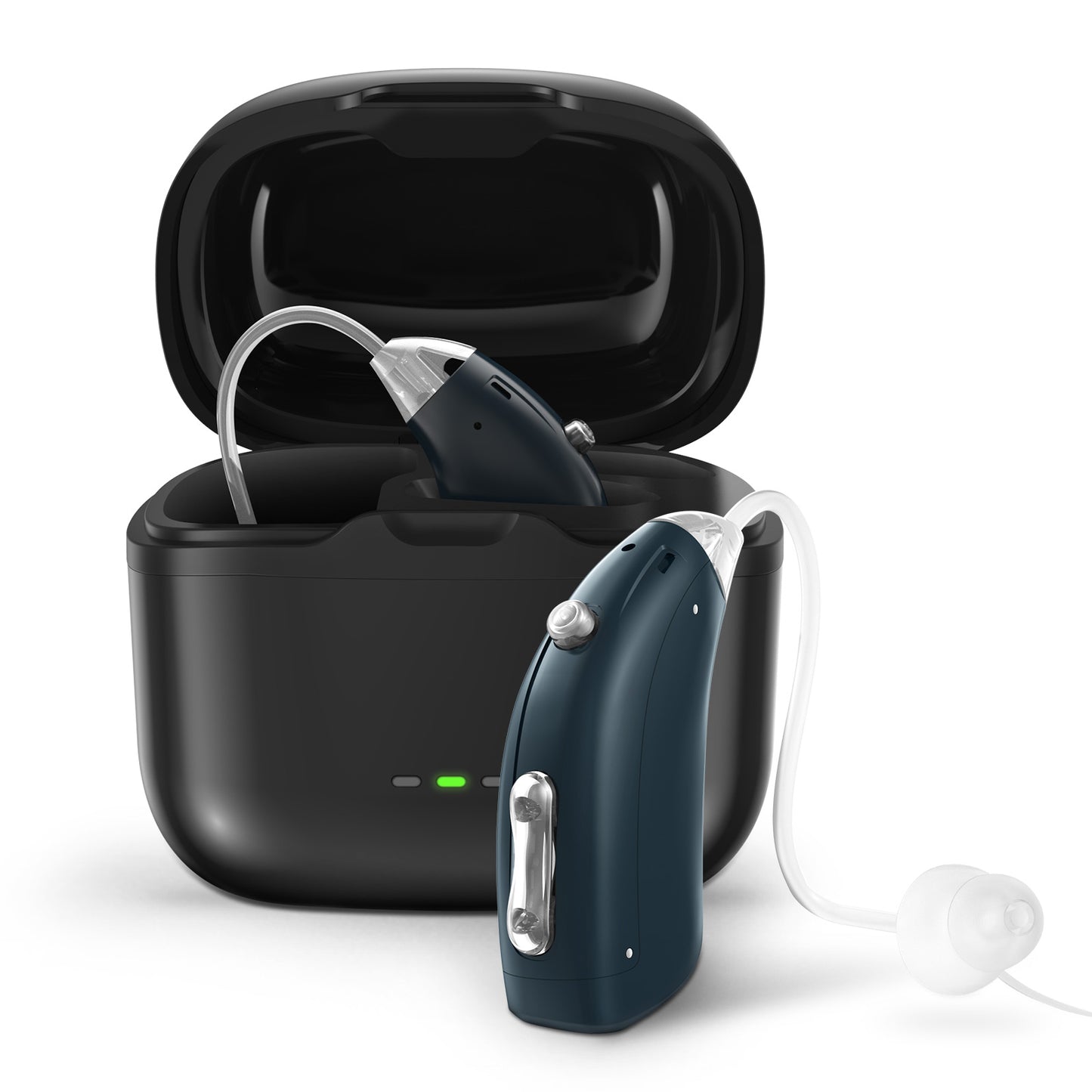BRITZGO Hearing Aids for Seniors with Hearing Loss, Rechargeable Lightweight RIC Hearing Amplifiers with Noise Cancelling & Clear Sound, 16-Channel Digital DSP, 7 Level Volume, Easy to Use.