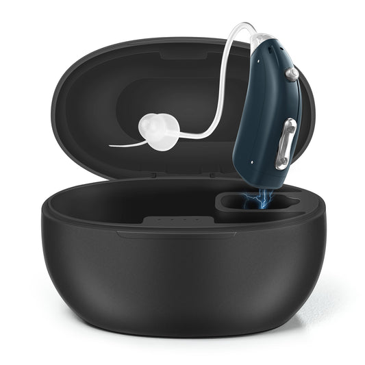 BRITZGO A318 Behind-the-Ear Hearing Aid，Your All-Day Hearing Companion, Comfortable and Long-Lasting