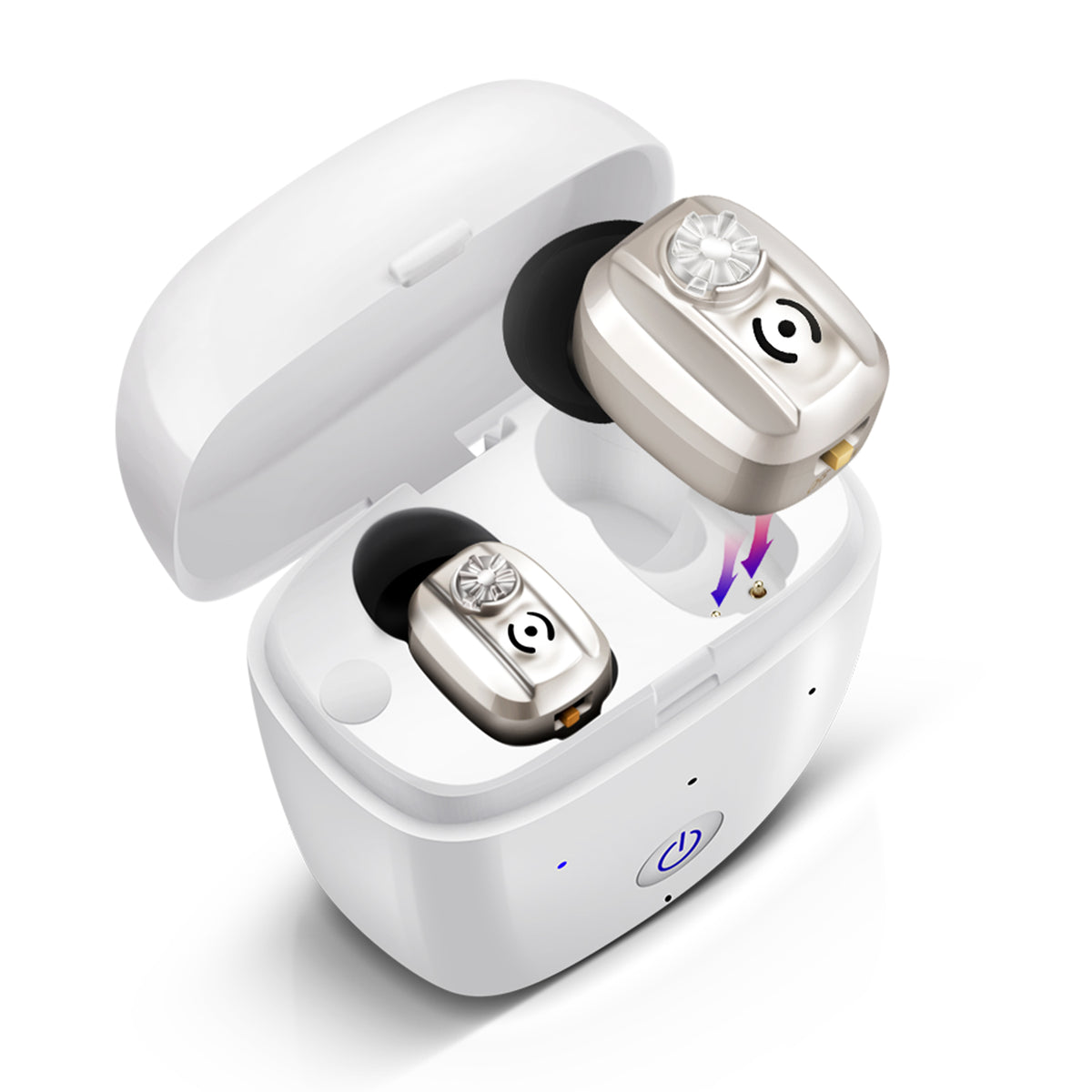 BRITZGO Hearing Aids - Wireless, Rechargeable, and Comfortable | Clear Sound in a Small, Discreet Design for Seniors & Adults with Hearing Loss