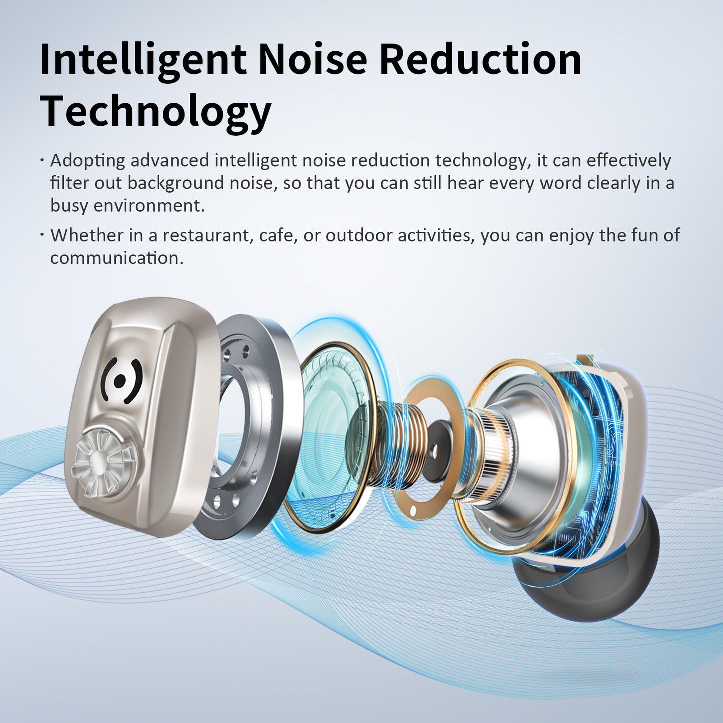 BRITZGO Hearing Aids - Wireless, Rechargeable, and Comfortable | Clear Sound in a Small, Discreet Design for Seniors & Adults with Hearing Loss